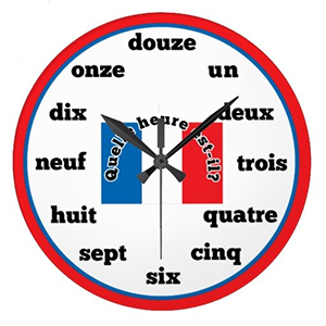 French GCSE at Albemarle College - clock